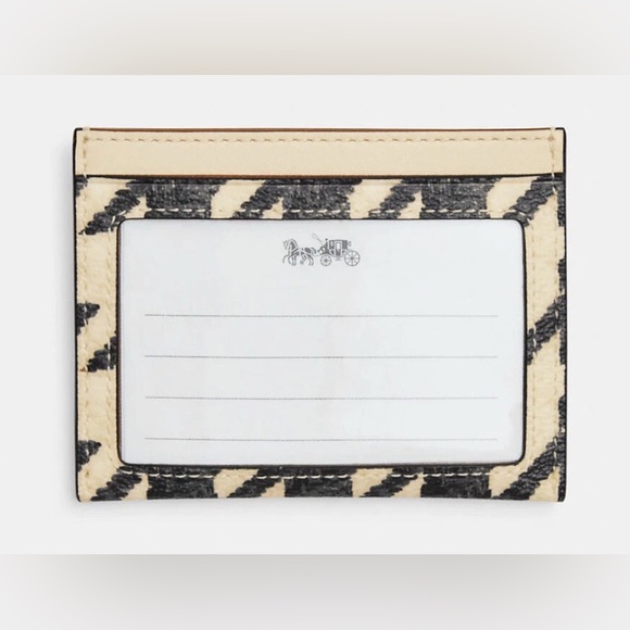 COACH bundle: Sullivan Pack With Houndstooth Print and card holder - Picture 8 of 9